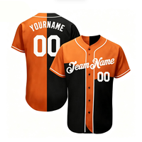 Uniformes de baseball unisexes de taille plus, vierges, OEM/ODM