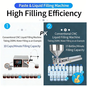 <span class=keywords><strong>Prix</strong></span> compétitif pour une machine de remplissage semi-automatique de liquides pour bouteilles en verre ou en plastique de 10 à 5000 ml (pâtes, sauces, huiles, cosmétiques, boissons) - Product Image 5