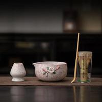 Ensemble de quatre pièces en céramique Dehua peint à la main, capacité 520 ml, nouveau style chinois, paniers filtrants à café, accessoires pour cérémonie du thé