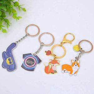 Wholesale Custom Metal Keychains with Car Logo Promotional <b>Name</b> Letter Keychain - Product Image 3