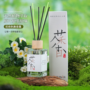 Tea Essential Oil <b>Diffuser</b> 100Ml Glass Bottle Flameless Aroma <b>For</b> Car And Home Long Lasting Fragrance - Product Image 2