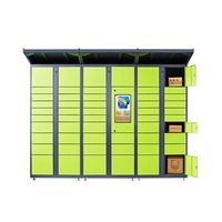 Système de mise en réseau personnalisé Choix multilingue Étanche 24 heures Self-service Intelligent Smart Parcel Delivery Locker