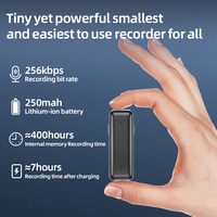 Enregistreur vocal IA avec format MP3, 8 heures d'enregistrement, dictaphone intelligent pour application mobile et clip