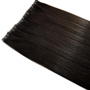 Extensions de cheveux humains à cuticule alignée Super Double Drawn 100% Virgin Remy Cabello Humano Rusas Extensions de cheveux à bande invisible - Product Image 1