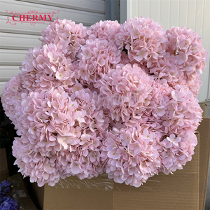 CM-TH623 Flor Artificial de Buena Calidad, Hortensia Blanca Individual al por Mayor para Floristerí<span class=keywords><strong>a</strong></span> - Product Image 2