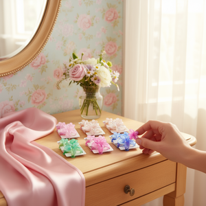 Barrettes à cheveux Tn Cloud Egg Flower 10 cm en plastique style doux pour femmes et filles - Product Image 3