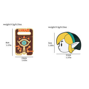 Chine fabricant mode mignon dessin animé Anime <span class=keywords><strong>Zelda</strong></span> lien broche insigne en métal épinglette pour les Fans cadeau - Product Image 5