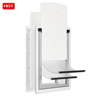 Porte murale pour animaux de compagnie avec cadre en fer blanc-Panneau encastré robuste pour chats et petits chiens-Tailles personnalisées OEM/ODM et installation facile