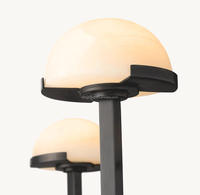 Lampe décorative italienne de luxe en albâtre Riound Natural Alabaster Shades Chandelier Suspension