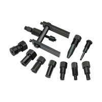 Kit de réparation de véhicules en acier de 5 pièces : Clés à douille pour capteur d'oxygène, clés à filetage, outils de démontage d'injecteurs d'oxygène et outils de démontage sous vide