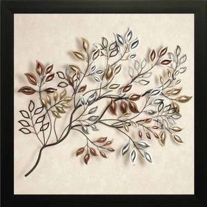 Wrought Iron Multi Flowers in <b>White</b> Wall Art - Product Image 2