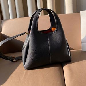 Women's Bag - Lychee-patterned Vegetable <b>Basket</b> Shoulder Bag with a Slanted Cross-body Strap and a <b>Handle</b> for Carrying a Bucket - Product Image 3