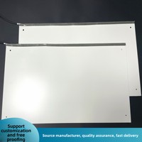Lembar Difuser Pelat Pandu Cahaya LED Set Tiga Buah Berpola Laser Mitsubishi Panel Akrilik PMMA untuk Kotak Cahaya Iklan