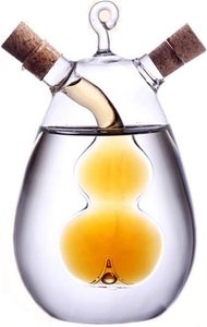Bouteilles et bocaux de rangement scellés pour condiments et assaisonnements, bouteille en verre 2-en-1 double couche pour sauces, huiles et vinaigres - Product Image 3