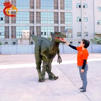 Costume de dinosaure T-Rex réaliste, véritable combinaison à vendre, Chuangying Zigong, jambe cachée, dinosaure mécanique pour adulte, robot dinosaure, dinosaurios