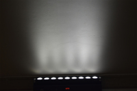 Barra de Luz LED Profesional 9*18W RGBWA+UV 6en1 con Batería, Control DMX512, Ideal para DJ Móvil, Discotecas, Fiestas y Clubes Nocturnos