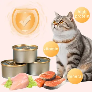 Fabricant OEM d'aliments frais pour chats en conserve poulet aliments humides pour chats aliments en conserve pour chats et chiens