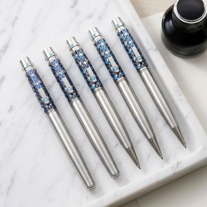 Bolígrafo de Lujo Personalizado con Grabado Láser, Color Esmaltado, Marca Personalizada, Punta de Metal de 1.0 mm, Bolígrafo de Rodillo y Bolígrafo de Punta Redonda, Regalo - Product Image 2