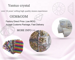 Yantuo 24x40 cm Self-Adhesive <strong>Crystal</strong> <strong>Rhinestone</strong> Stickers Sheets 2mm Glass Diamond Mesh <strong>Fabric</strong> for Crafts &amp; Decoration - Product Image 5