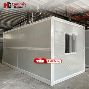 Cammi บ้านโมดูลาร์, บ้านสำเร็จรูป<span class=keywords><strong>2</strong></span>ห้องนอนสำนักงานหอพักชั่วคราวภาชนะบรรจุโรงแรมบ้านพับได้แผงแซนวิชแคมป์ - Product Image 1