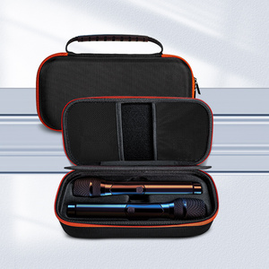 EVA Cứng du lịch mang trường hợp cho <span class=keywords><strong>AKG</strong></span> không dây Vocal microphone, lưu trữ di động dụng cụ túi phù hợp với micro và giai đoạn mics - Product Image 3