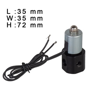 วาล์วควบคุมแรงดันลมแบบนิวเมติก 12V พร้อมโซลินอยด์เดี่ยว 20BAR วาล์วบอลแบบมีระบบควบคุมสำหรับสื่อแก๊ส - Product Image 2