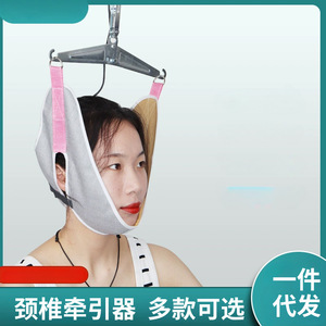 Appareil de traction cervicale portable à fixer sur la porte, correction manuelle du cou, massage santé, usage domestique - Product Image 2