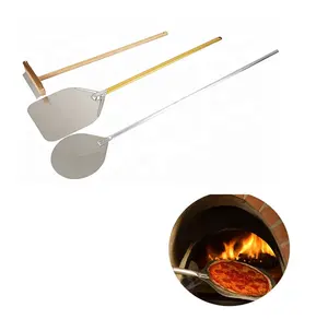 <span class=keywords><strong>Pelle</strong></span> en acier inoxydable perforée pour four à <span class=keywords><strong>Pizza</strong></span>, violet-10 ans, ensemble de pelage pour la cuisson, offre spéciale - Product Image 6