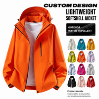 Veste d'extérieur unisexe 100 % polyester, douze couleurs, tailles étendues, vêtements de sport légers, vêtements d'extérieur classiques