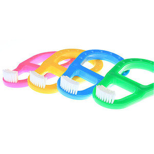 Child <b>Ring</b>-Shaped Soft Bristle Toothbrush 14.61g Safe Anti-Swallowing Home Use - Product Image 5