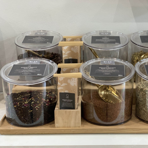 Ecobox yuvarlak toplu kuru gıda şeker Buts tahıl tahıl kahve dağıtıcı konteyner kepçe Bin için sıfır atık mağaza - Product Image 1