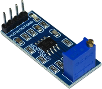 Module amplificateur opérationnel à gain réglable 5V 12V LM358 avec potentiomètre pour surveillance de tension et comparateur