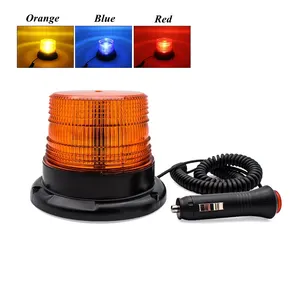 Car Strobe Light Emergency Rotating Traffic Indication Car Flash Beacon Light LED Orange Blue Red Flash Car Warning Light