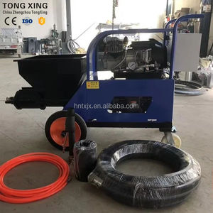 Draagbare PLC-gestuurde elektrische mortelspuitmachine, 4 kW pompvermogen, lichtgewicht, hoge efficiëntie, cementspuitapparaat - Product Image 2