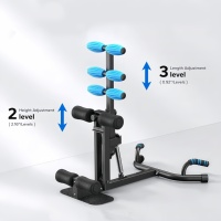 Machine de Squat Profond Sportive CZFIT, Meilleure Vente, Réglable, pour Entraînement des Fessiers, du Tronc et des Jambes, Idéale pour la Maison et la Salle de Sport