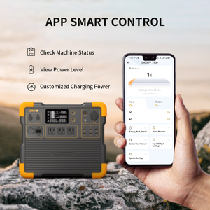 เครื่องกำเนิดไฟฟ้าพลังงานแสงอาทิตย์แบบแบตเตอรี่ 2048Wh 2400W ความจุสูง พร้อมเต้ารับไฟฟ้ากระแสสลับ 110-220V สำหรับการตั้งแคมป์ ขายส่ง - Product Image 2