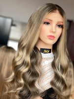 Perruque Lace Front SHY 13x5 en Cheveux Humains, Longueur et Couleur Personnalisables, Fabricant