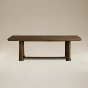 Mesa de Comedor Extensible de Madera Maciza, Diseño Moderno y Tradicional, Rectangular Estable, Estilo Rústico Americano - Product Image 6