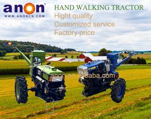 Tracteurs agricoles ANON 22hp à prix avantageux, 2 roues, long manche, démarrage électrique/manuel, équipement de tracteur agricole à pied à vendre - Product Image 6