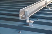 Support solaire pour système de montage photovoltaïque | Pied avec vis autoperceuse pour toitures à tuiles | Kit de montage solaire