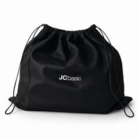 Sac à poussière en coton avec cordon de serrage, pochette de protection souple pour chaussures et sacs à main, emballage de détail, commandes en gros, logo personnalisé, voyage