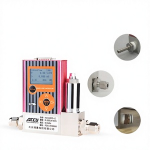 Débitmètre numérique en acier inoxydable, contrôleur thermique de gaz, N2 Air MFC, précision +/-1%, plage de mesure 2SCCM-30SLM - Product Image 2