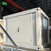 Grande niche pour chien robuste, imperméable, pour intérieur et extérieur, montage facile, conteneur plat, résistant aux intempéries, en acier, pour extérieur