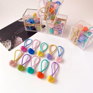 Commercio all'ingrosso 10 pz colori <span class=keywords><strong>caramelle</strong></span> graziosi elastici <span class=keywords><strong>per</strong></span> <span class=keywords><strong>capelli</strong></span> <span class=keywords><strong>per</strong></span> ragazza alta coda di cavallo <span class=keywords><strong>per</strong></span> bambini cravatte <span class=keywords><strong>per</strong></span> <span class=keywords><strong>capelli</strong></span> con scatola - Product Image 6