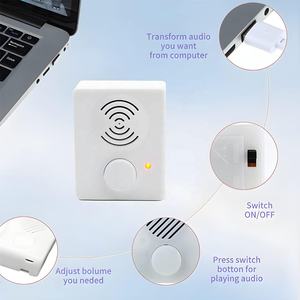 Caja de voz para regalos grabables Caja de sonido de botón para artesanos, aficionados, animales de peluche - Product Image 3