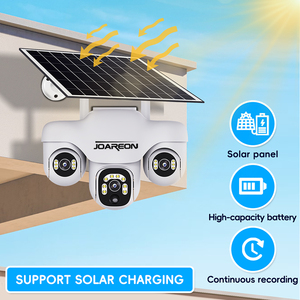 JOAREON Neue V380PRO 3-Objektiv WiFi Solarenergie Wireless Surveil IP PTZ-Kamera Outdoor Wireless Network Security Solar CCTV-Kamera - Product Image 3