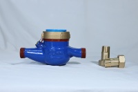 Yuxiang Digital Multi-Jet Water Meter DN15-DN25 IP68 Threaded Connection 2.5m/h Flow Rate Nylon Iron Body Household Use 2-Year