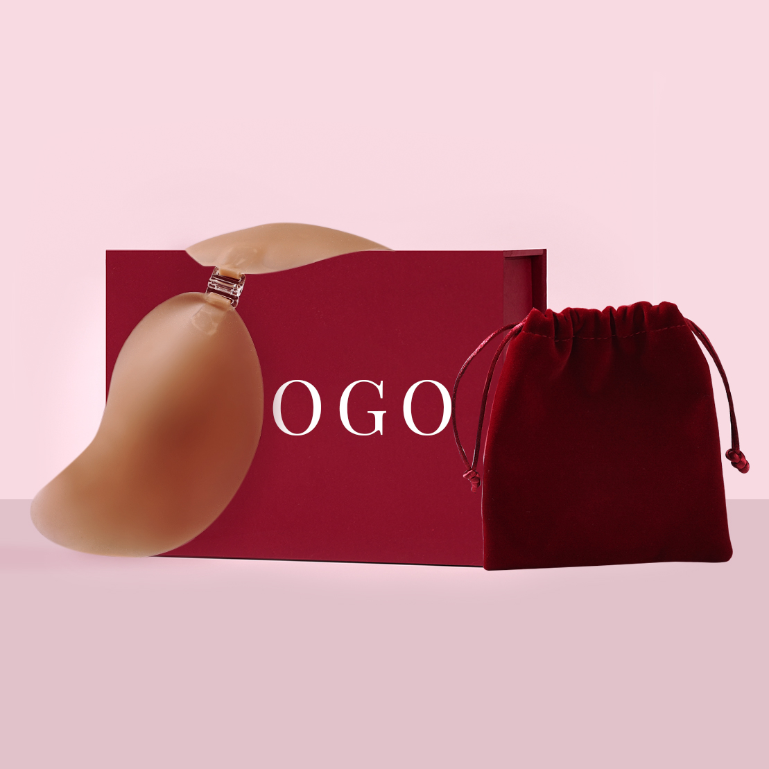 Peau de cacao avec boîte aimantée et sac