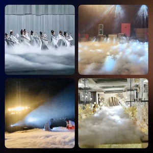 SP công suất cao <span class=keywords><strong>3000W</strong></span> sương mù thấp máy nước sương mù sương mù khói máy ống đôi đầu ra kép cho sân khấu biểu diễn đám cưới - Product Image 4