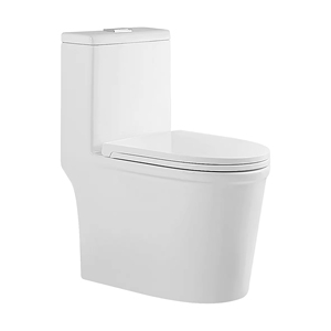 Recién llegado, artículos sanitarios <span class=keywords><strong>de</strong></span> baño <span class=keywords><strong>de</strong></span> alta temperatura, sifón <span class=keywords><strong>de</strong></span> cerámica, tamaño pequeño, cubierta <span class=keywords><strong>de</strong></span> asiento silencioso <span class=keywords><strong>de</strong></span> doble descarga, inodoro <span class=keywords><strong>de</strong></span> una pieza - Product Image 1